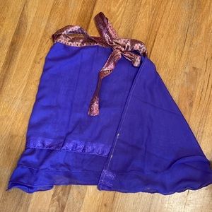 Recycled Indian Sari Wrap Skirt